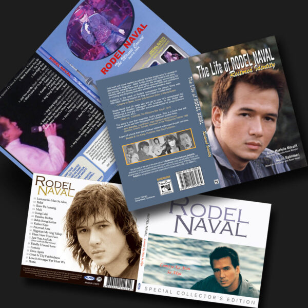 CD(Lumayo Ka Man), Book (Life of Rodel Naval), & Video (Miracle Concert)